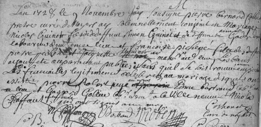 Mariage Nicolas Guinot Francoise Pichene.jpg